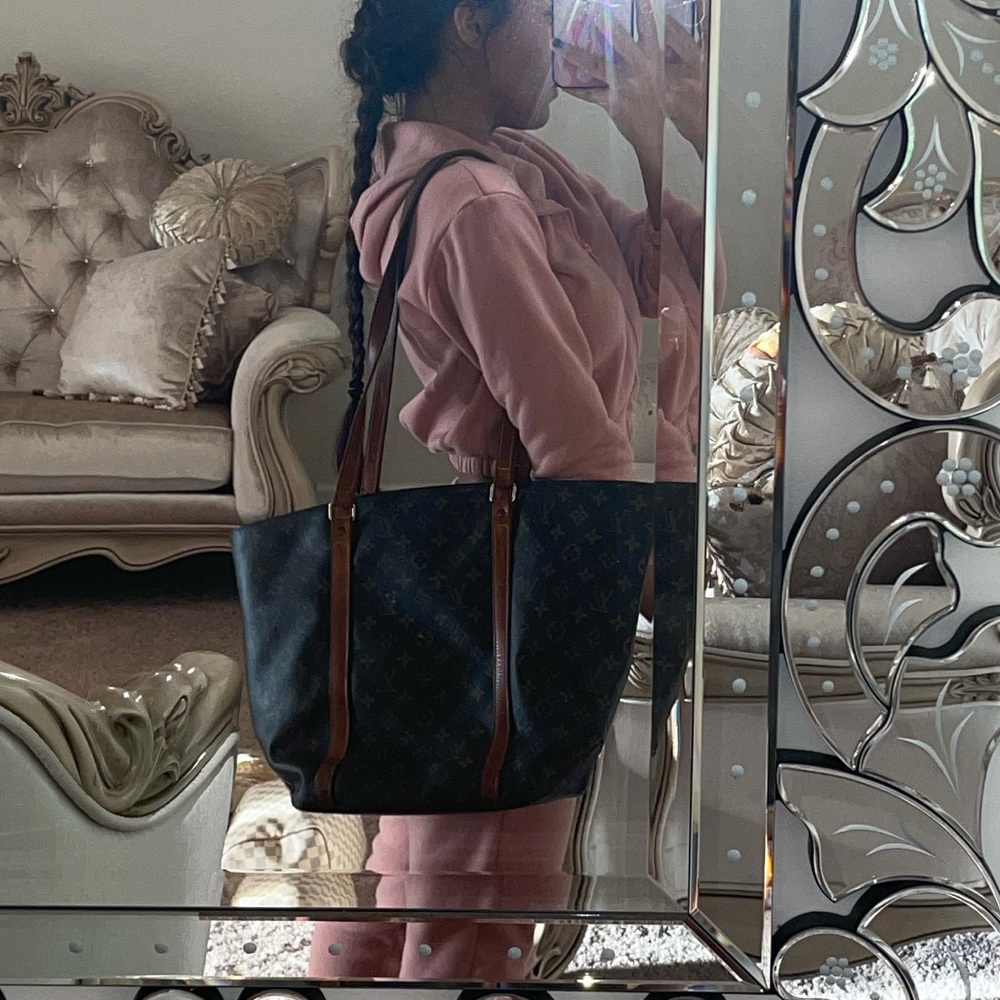 Louis Vuitton canvas tote